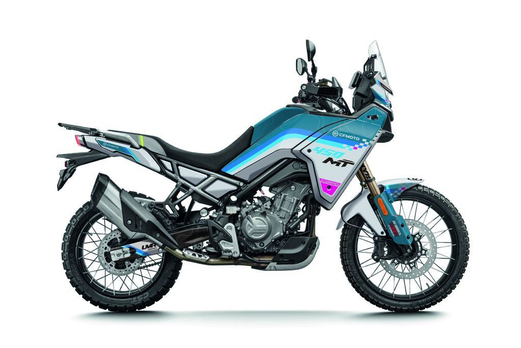 KIT ADHESIVOS CF MOTO MT 450 TOP GREEN